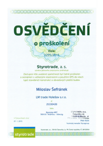 Styrotrade Šefránek 2015